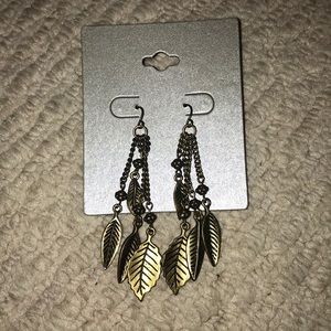 Feather earrings